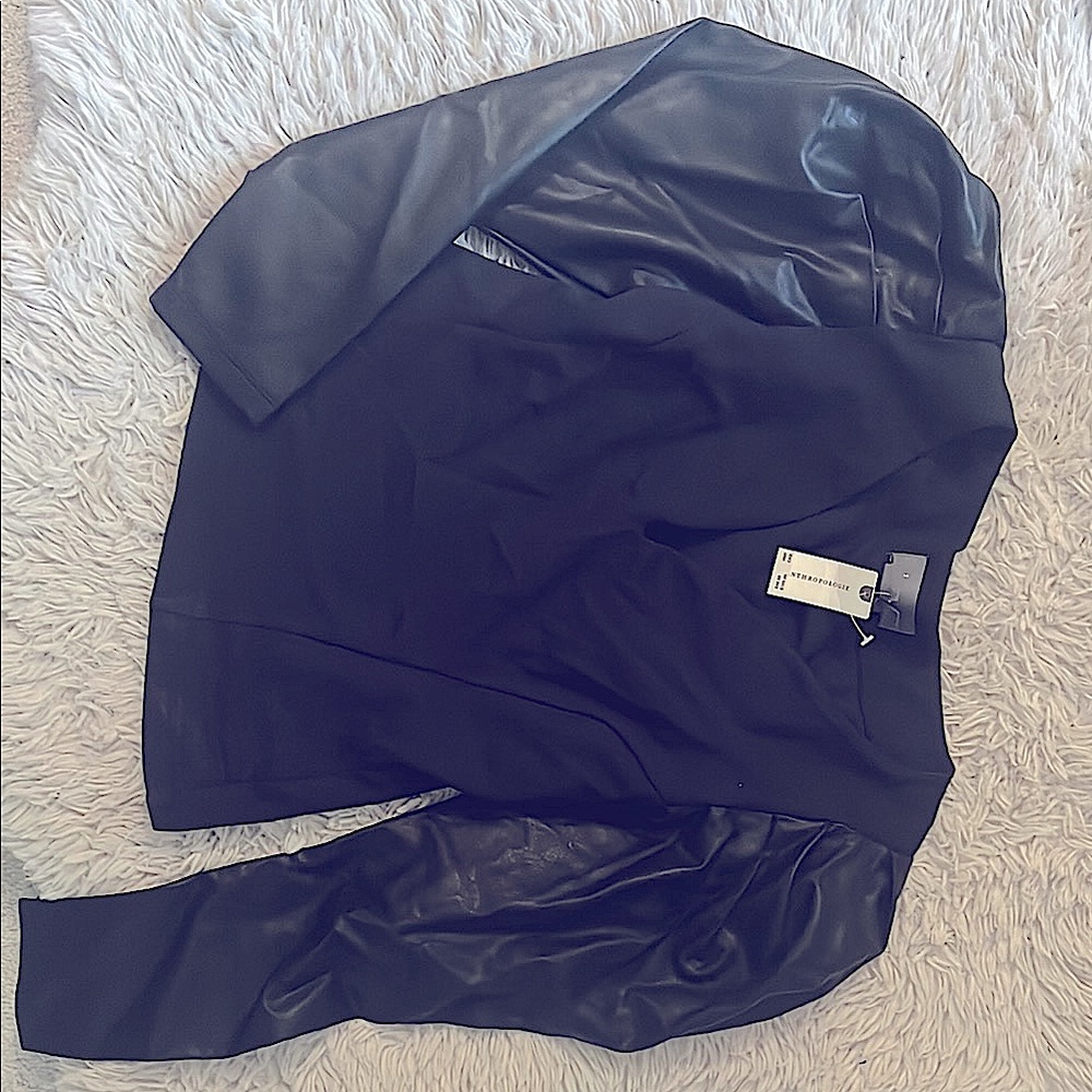 Black Faux Leather Jacket
